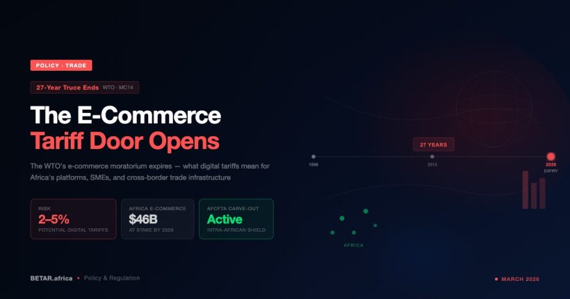 WTO MC14 e-commerce moratorium outcome Africa 2026