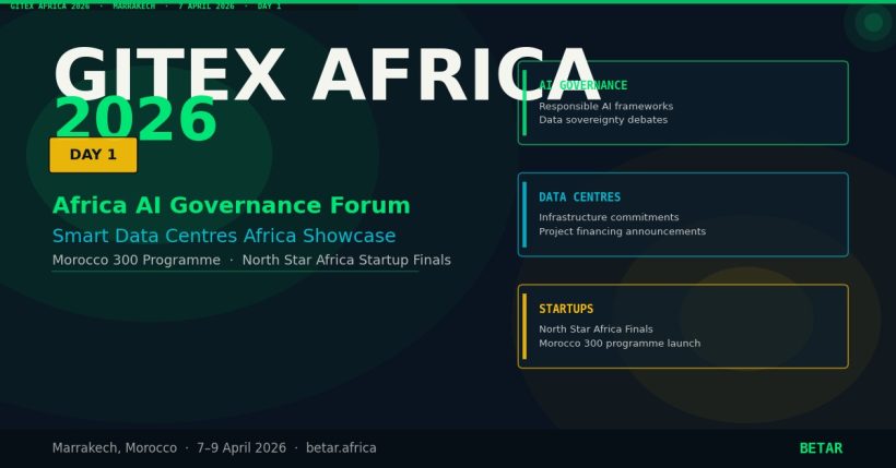 GITEX Africa 2026 Day 1 — AI governance forum and data centre showcase, Marrakech